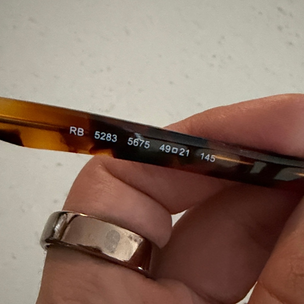 Rayban Tortoise Shell Round Glasses - image 3